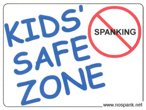 Free Kids Safe Zone-No Spanking Stickers