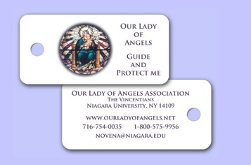 Lady of Angels Key Tag