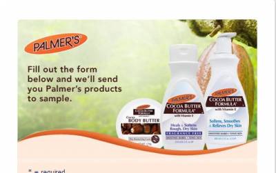 Palmer's Australia: Like Their Facebook Page and Receive Sample Palmer's Product