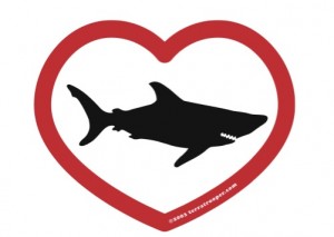 SharkLove Sticker