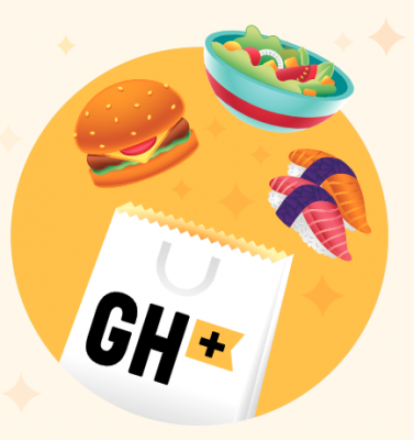 unlimited free delivery at GrubHub